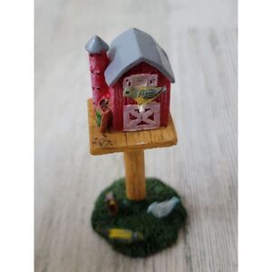 Lemax birdhouse birdseed village accessory xmas‎